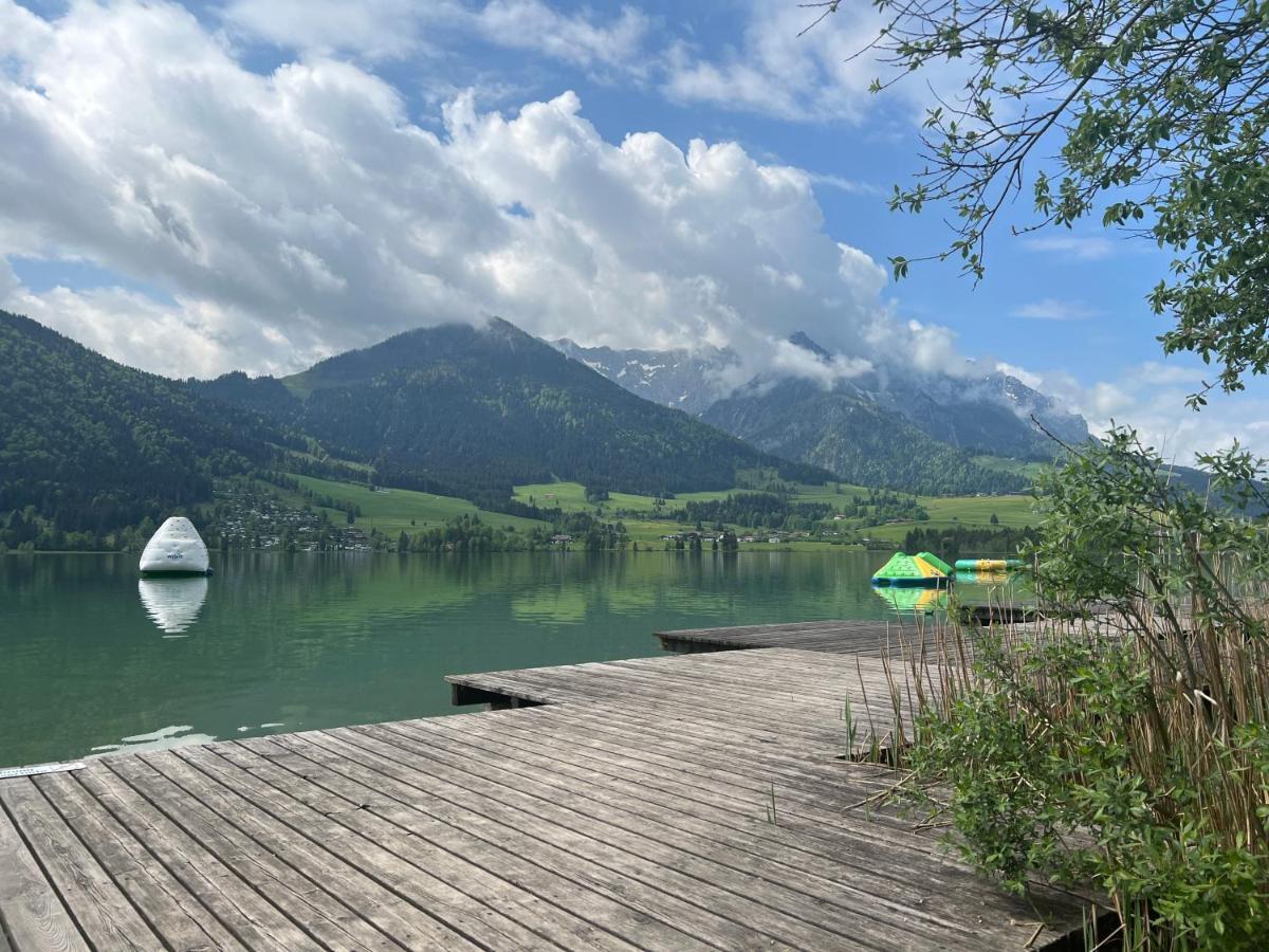 Apartment Liebelei Am See - Kaiserblick, Nah Am Wasser Und Neuerbaut Валхзее Екстериор снимка