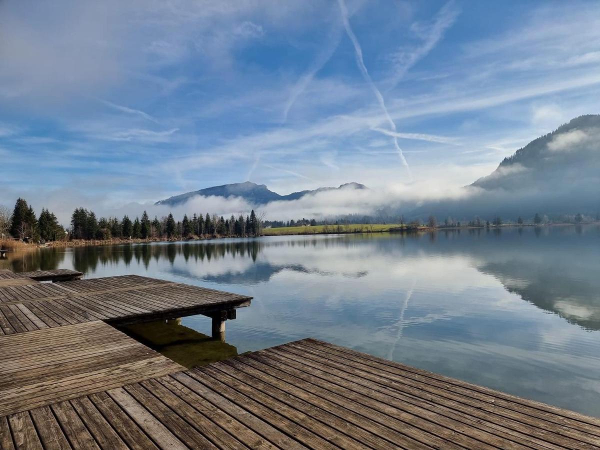 Apartment Liebelei Am See - Kaiserblick, Nah Am Wasser Und Neuerbaut Валхзее Екстериор снимка